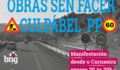 O BNG fai un chamamento para que a veciñanza nos acompañe na reclamación do reinicio das obras da autovía. 