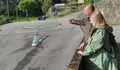 O BNG de Mos solicita a instalación de bandas redutoras da velocidade na subida a San Antoíño